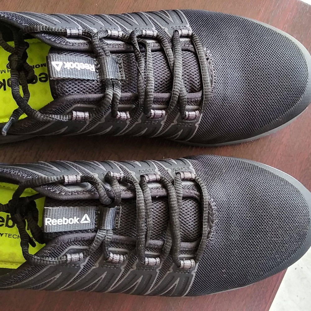Reebok safety toe athletic shoes